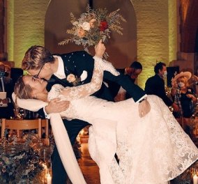Ο μυστικός γάμος του 29χρονου top model με ριάλιτι σταρ: Το νυφικό - υπερπαραγωγή της Pronovias (φωτό)