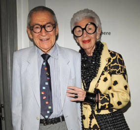 Η 99χρονη Άιρις Άπφελ θυμάται τον Βαλεντίνο της με σειρά από φωτό μαζί με τον άντρα της  - Το αξεπέραστο ζευγάρι fashion statement