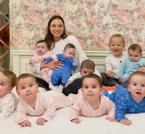 Story of the day: 23χρονη Ρωσίδα έγινε μητέρα 11 παιδιών μέσα σε 10 μήνες  - Οι παρένθετες μητέρες και ο δισεκατομμυριούχος 56χρονος σύζυγός της (φωτό) 