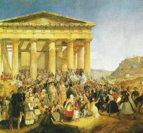 Ο πρώτος εορτασμός της 25ης Μαρτίου το 1838 : Οι κανονιοβολισμοί  το γλέντι μέχρι πρωίας & ο φωτεινός σταυρός που εντυπωσίασε τους Αθηναίους 