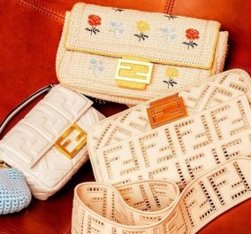 Οι ανοιξιάτικες τσάντες του Fendi: Μεταλλικά clutches σαν βιβλία και η θρυλική Baguette bag (φωτό & βίντεο) - Κυρίως Φωτογραφία - Gallery - Video