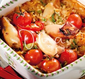 Η Ντίνα Νικολάου ετοίμασε μια μαγική γεύση για το σαρακοστιανό τραπέζι: Απίθανα καλαμαράκια γιουβέτσι με ούζο & γλυκάνισο 