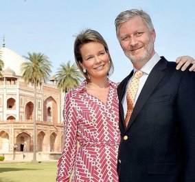 Όταν η βασίλισσα Ματθίλδη και ο βασιλιάς Φίλιππος ταξίδευαν στην Ινδία: Αγκαλιασμένοι και χαμογελαστοί, πριν 11 χρόνια (φωτό)