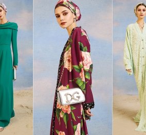 Η Μεσόγειος και η Άνοιξη εμπνέουν τον Dolce & Gabbana - Το βαμβακερό καφτάνι με τις μανόλιες, το φόρεμα με τις καμέλιες (φωτό)