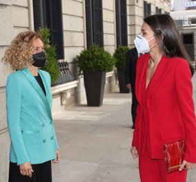 Φωτιά στα κόκκινα η βασίλισσα Λετίσια της Ισπανίας: Έφτασε στο Κογκρέσο αλλά… κάποιοι «έσπασαν» το πρωτόκολλο (φωτό & βίντεο) - Κυρίως Φωτογραφία - Gallery - Video