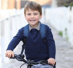 3 ετών έγινε ο μικρός πρίγκιπας Louis & η μαμά του Kate Middleton τον φωτογράφισε στο κόκκινο ποδηλατάκι του (φωτό & βίντεο) - Κυρίως Φωτογραφία - Gallery - Video