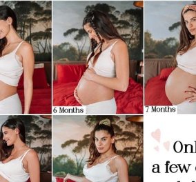Η εγκυμοσύνη της Χριστίνας Μπόμπα μέσα από 8 φωτό: Πόσο μεγάλωσε η κοιλίτσα της από τον 2ο εώς τον 9ο μήνα - Μετρά αντίστροφα! - Κυρίως Φωτογραφία - Gallery - Video