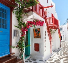 #GreekSummer 2021: Η @christinatouloumtzidou παρουσιάζει τα πανέμορφα σοκάκια της Μυκόνου - Οι Έλληνες φωτογράφοι προτείνουν
