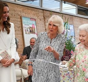 Kate - Camila, Jill - Carrie: Τι φόρεσαν οι «οικοδέσποινες» και οι πρώτες κυρίες των G7 - Σαν την βασίλισσα Ελισάβετ πάντως δεν ήταν καμιά (φωτό) - Κυρίως Φωτογραφία - Gallery - Video