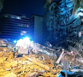 Μαϊάμι: 12ωροφο κτίριο κατοικιών κατέρρευσε ξαφνικά -  Μία νεκρή & 8 τραυματίες (φωτό - βίντεο) - Κυρίως Φωτογραφία - Gallery - Video