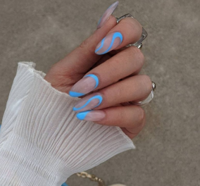 Baby blue nails: 40 ιδέες για νύχια στο πιο όμορφο χρώμα για το φετινό Καλοκαίρι - Δείξε πιο λαμπερή από ποτέ - Κυρίως Φωτογραφία - Gallery - Video