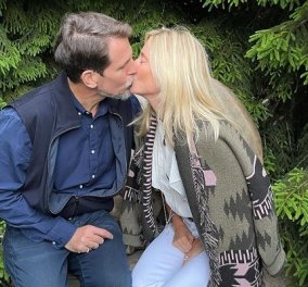Το καυτό φιλί της Μαρί Σαντάλ στον πρίγκιπά της Παύλο - Καθιστοί στο παγκάκι των ερωτευμένων (φωτό) - Κυρίως Φωτογραφία - Gallery - Video