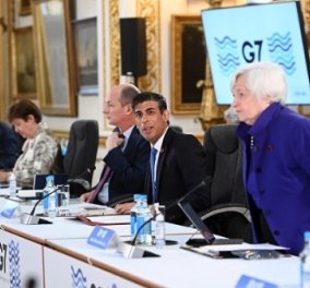 G7: Ιστορική συμφωνία για την επιβολή παγκόσμιου ελάχιστου εταιρικού φόρου 15% (φωτό)