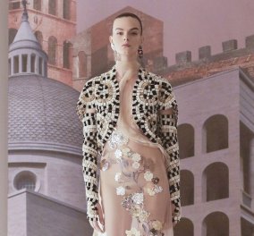 Όνειρο υψηλής ραπτικής η  Extravagant κολεξιόν του οίκου Fendi - Η εντυπωσιακή επίδειξη με ρούχα εμπνευσμένα από την "Αιώνια πόλη"  (φώτο-βίντεο) - Κυρίως Φωτογραφία - Gallery - Video