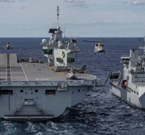 HMS Queen Elizabeth: 100 κρούσματα στο αεροπλανοφόρο - Πήγαν σε κορωνοπάρτι στην Κύπρο & κόλλησαν  - Κυρίως Φωτογραφία - Gallery - Video