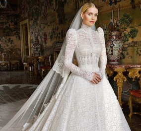 Η 30χρονη ανιψιά της πριγκίπισσας Νταϊάνα Lady Kitty Spencer παντρεύτηκε 62χρονο πολυεκατομμυριούχο - Το νυφικό Dolce & Gabbana, η παραμυθένια βίλα Βrandini για το γάμο του jet set ζεύγους (φωτό) - Κυρίως Φωτογραφία - Gallery - Video