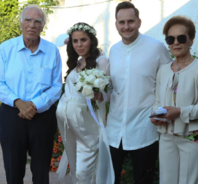 Παντρεύτηκε ο γιος του Βασίλη Λεβέντη, Μάριος Γεωργιάδης με πολιτικό γάμο - Η όμορφη εγκυμονούσα νύφη (φωτό)  - Κυρίως Φωτογραφία - Gallery - Video