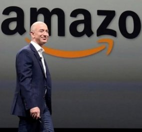 Έπεσε η μετοχή της Amazon κατά 7,6%, ο Τζεφ Μπέζος έχασε 13,9 δισ δολ - είναι μόνο… ο δεύτερος πλουσιότερος στον κόσμο μετά τον Μπερνάρ Αρνό - Κυρίως Φωτογραφία - Gallery - Video
