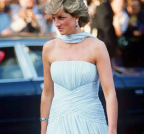 Όταν η  Λαίδη Νταϊάνα περπάτησε στο κόκκινο χαλί των Καννών: Η γαλάζια τουαλέτα - εμπνευσμένη από την Grace Kelly, το 80ς φόρεμα (φωτό & βίντεο) - Κυρίως Φωτογραφία - Gallery - Video