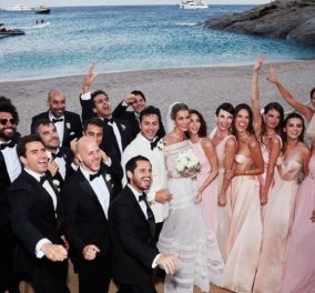 Το διάσημο μανεκέν Ana Beatriz Barros στη Μύκονο  γιορτάζει 5 χρόνια γάμου με τον καλλονό άντρα της Κarim - Εδώ έγινε ο χλιδάτος γάμος τους (φώτο) - Κυρίως Φωτογραφία - Gallery - Video