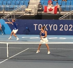Ολυμπιακοί Αγώνες - τένις: Νικηφόρα πρεμιέρα για Μαρία Σάκκαρη και  Στέφανο Τσιτσιπά - Προκρίθηκαν στους «8» του μικτού (φωτό & βίντεο) - Κυρίως Φωτογραφία - Gallery - Video