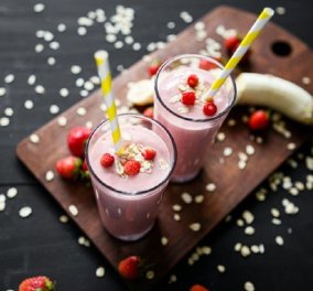 Το γευστικό smoothie που φτιάχνει ο Δημήτρης Σκαρμούτσος: Ένα super ρόφημα με φράουλα – μπανάνα και βρώμη που πρέπει να δοκιμάσετε  - Κυρίως Φωτογραφία - Gallery - Video