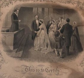 Story of the day: Πιστοποιητικό γάμου 150 ετών κρυμμένο σε κορνίζα - Τα μυστικά που έκρυβε & ο μαραθώνιος για να βρεθεί η δισέγγονη του ζευγαριού (φώτο) - Κυρίως Φωτογραφία - Gallery - Video