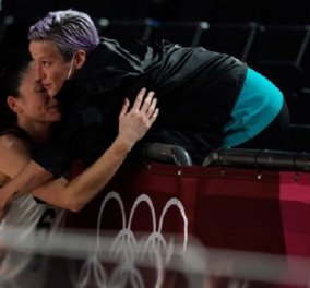 Ολυμπιακοί Αγώνες: «Συγχαρητήρια μωρό μου» - Ένα παθιασμένο φιλί στο στόμα αντάλλαξαν δύο αθλήτριες στο Τόκιο (φώτο) - Κυρίως Φωτογραφία - Gallery - Video