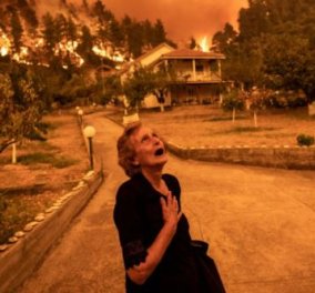Πυρκαγιές: Τα πρόσωπα που μας καθήλωσαν από την καταστροφή - Το ζευγάρι στο ferryboat, η απελπισμένη γιαγιά στην Εύβοια, η Ευλαμπία και η Κατερίνα Ιωαννίδου  - Κυρίως Φωτογραφία - Gallery - Video
