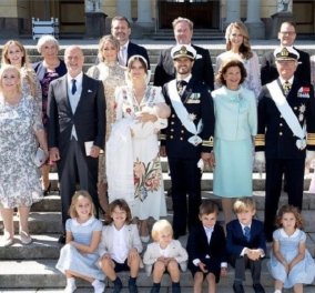 Όλη η βασιλική οικογένεια της Σουηδίας στη βάφτιση του μικρού πρίγκιπα Τζούλιαν - Σε κλειστό οικογενειακό κύκλο το γιορτινό δείπνο (φώτο) - Κυρίως Φωτογραφία - Gallery - Video