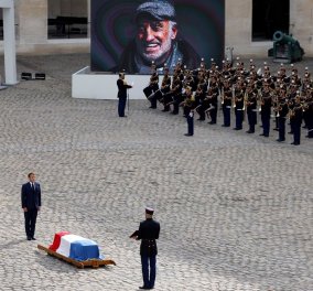 Κηδεία Ζαν Πολ - Μπελμοντό: Η Γαλλία αποχαιρετά τον αγαπημένο της "Bebel" - "Ο φίλος που όλοι ονειρεύονταν" - λέει ο Μακρόν (φώτο-βίντεο) - Κυρίως Φωτογραφία - Gallery - Video