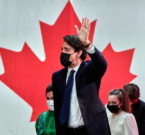 Καναδάς- εκλογές: Nίκη αλλά όχι πλειοψηφία στη Βουλή για τους Φιλελεύθερους του Τριντό (φωτό - βίντεο) - Κυρίως Φωτογραφία - Gallery - Video