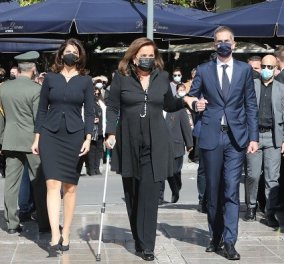 Φώφη Γεννηματά - κηδεία: Υποβασταζόμενη η Ντόρα Μπακογιάννη - χαιρέτησε την οικογένεια της γενναίας πολιτικού (φωτό & βίντεο)