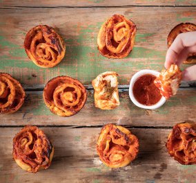 Αργυρώ Μπαρμπαρίγου: Πίτσα cupcake και πίτσα muffin - Ευκαιρία για πάρτυ, δεν θα μείνει ψίχουλο