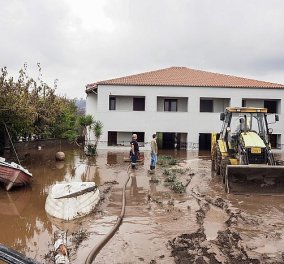 Κακοκαιρία ''Αθηνά'': Β. Εύβοια: Οι κάτοικοι μετρούν τις πληγές τους & φοβούνται ένα νέο κύμα - Συνεχίζονται για 6η μέρα οι βροχές & οι καταιγίδες (φωτό - βίντεο)
