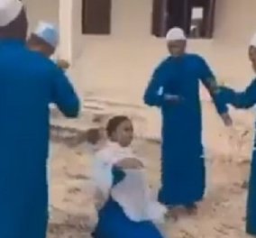Σοκαριστικό βίντεο κάνει τον γύρο του κόσμου: Δάσκαλοι μαστιγώνουν με βία νεαρή μαθήτρια, μπροστά στον πατέρα της - επειδή ήπιε αλκοόλ  - Κυρίως Φωτογραφία - Gallery - Video
