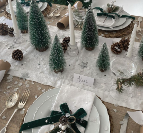 Χριστουγεννιάτικο τραπέζι 2021: Απίθανες ιδέες διακόσμησης για να δημιουργήσετε  το πιο γιορτινό art de la table!  - Κυρίως Φωτογραφία - Gallery - Video