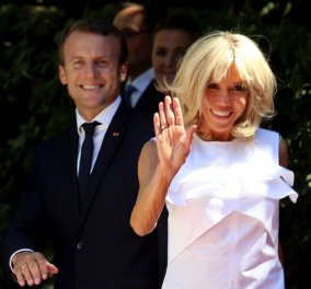 Αγκαζέ η Brigitte & ο Emmanuel Macron, χέρι - χέρι η Jill & ο Joe Biden: Δύο αγαπημένα ζευγάρια στη Ρώμη (βίντεο)