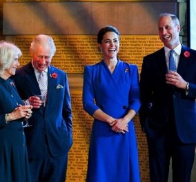 Το μπλε ρουαγιάλ της Kate Middleton έγινε πρωτοσέλιδο: Υπέροχο coat dress & γόβες που έχει βάλει 12 φορές (φωτό & βίντεο)