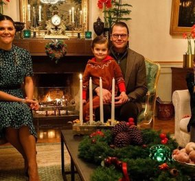 Πριγκίπισσα Βικτόρια της Σουηδίας: Η χριστουγεννιάτικη φωτό των παιδιών της διαδόχου - ολόιδια με την μαμά η 9χρονη Εστέλ - Κυρίως Φωτογραφία - Gallery - Video