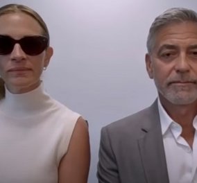 Βίντεο: Και ξαφνικά ενώ ο George Clooney έδινε συνέντευξη εμφανίστηκε η Julia Roberts - το απίστευτο τρολ