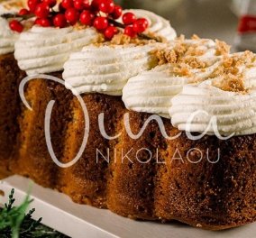 Ντίνα Νικολάου: Κέικ κάστανο με μπισκότα κανέλας - ιδανικό για τα γιορτινά πρωινά ή brunch