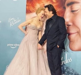 Υπέρκομψη η Nicole Kidman στο πλευρό του Javier Bardem: Ονειρική τουαλέτα Armani & Chanel σατέν φόρεμα (φωτό & βίντεο)