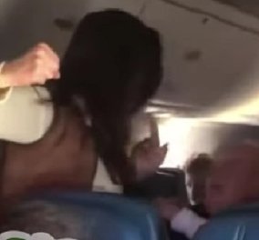 Ο κακός χαμός σε πτήση: Πρώην μοντέλο του Playboy χαστούκισε επιβάτη - «Βάλε τη γ@ένη μάσκα σου» (βίντεο) - Κυρίως Φωτογραφία - Gallery - Video