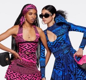 Ο οίκος Versace μας δίνει μια πρώτη γεύση από την pre-fall 2022 συλλογή του: Μπλε & φούξια σύνολα ή latex (φωτό) - Κυρίως Φωτογραφία - Gallery - Video