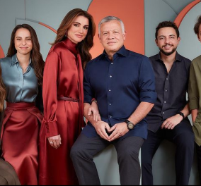 Βασίλισσα Ράνια της Ιορδανίας: Η νέα οικογενειακή κάρτα - φωτογράφιση για το νέο έτος - Πόσο της μοιάζουν οι κόρες της  - Κυρίως Φωτογραφία - Gallery - Video