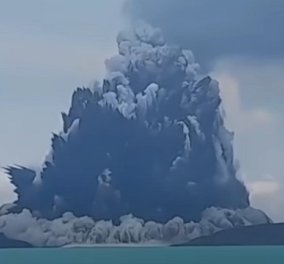 Τόνγκα: Συγκλονίζουν οι εικόνες από την έκρηξη υποθαλάσσιου ηφαιστείου - Προειδοποίηση για τσουνάμι (βίντεο) - Κυρίως Φωτογραφία - Gallery - Video