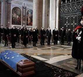 Ύστατο χαίρε στον Νταβίντ Σασόλι: Τελέστηκε η κηδεία του προέδρου του ΕΚ παρουσία πολλών αρχηγών κρατών και κυβερνήσεων (φωτό - βίντεο) - Κυρίως Φωτογραφία - Gallery - Video
