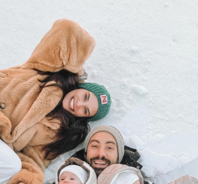 Ότι πιο cute: Η οικογένεια Τανιμανίδη στα χιόνια - Οι διδυμούλες έχουν ρίξει το Instagram (φωτό)