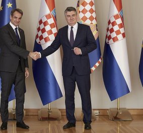 Κυρ. Μητσοτάκης: Μοιραζόμαστε ως εταίροι με την Κροατία τις ίδιες αρχές για ένα κοινό όραμα για μια ασφαλή και ευημερούσα Βαλκανική